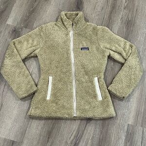 Patagonia Women’s Small Retro Pile Soft Sherpa Lined Full Zip Jacket Coat EUC